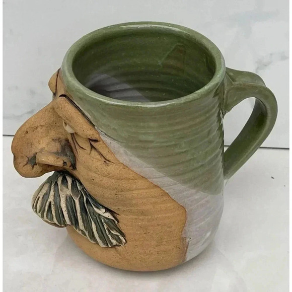 Homestead Hand Made Mug Funny Face Artistic Unique Crafted Drinkware 5.5"x3.75" - Picture 3 of 11